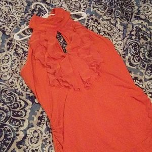 Womens ruffled blouse